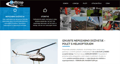 Desktop Screenshot of helicop.si